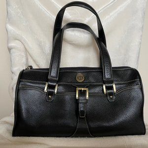 Etienne Aigner Black Leather Shoulder Bag